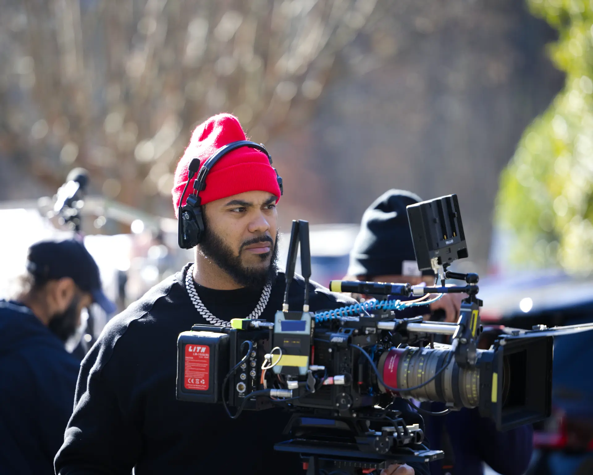 Director of photography operating an ARRI camera